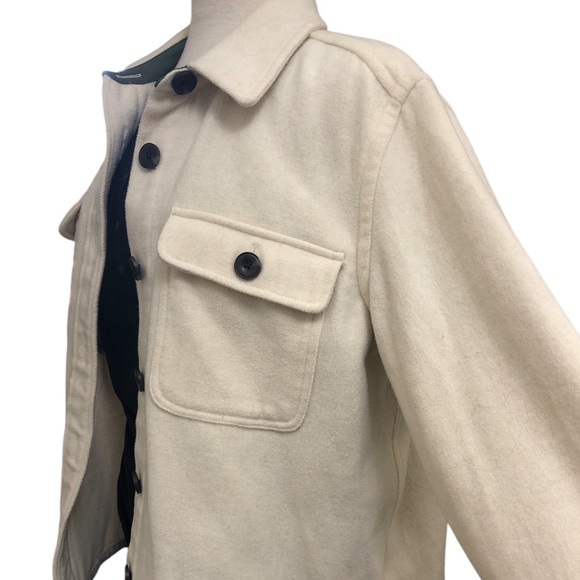 Free Assembly Women's Wool Blend Shirt Jacket - Picture 5 of 11